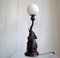 Lámpara de mesa escultural con elefante de circo Art Déco, Francia, años 20, Imagen 10