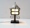 Arts & Crafts Patinated Wrought Iron Table Lamp, 1900s 2