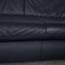 Leather 3-Seater Sofa in Dark Blue from Koinor Rossini 4