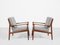 Mid-Century Danish Easy Chairs in Teak attributed to Svend Aage Eriksen for Glostrup, 1960s, Set of 2 1