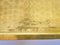 Bandeja de oro Art Déco de latón, Francia, años 40, Imagen 8