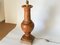 Tall 19th Century Neoclassical French Terracotta Baluster Lamp in Brown Color 2