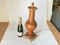 Tall 19th Century Neoclassical French Terracotta Baluster Lamp in Brown Color, Image 4