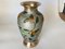 20th Century Art Deco Cloisoné Vase with Colored Flowers Pattern, France, 1940s 7