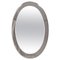 Oval Two-Tone Mirror by Antonio Lupi attributed to Cristal Luxor, 1960s 1