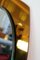 Espejo italiano ovalado de dos tonos atribuido a Cristal Luxor para Antonio Lupi, años 60, Imagen 12