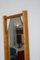 Specchio da parete a forma di esoga con cornice in faggio, Italia, anni '60, Immagine 9