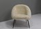 German Armchair in Sheep Wool by Fritz Neth, 1970 6