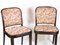 811 Chairs attributed to Josef Hoffmann for Thonet, 1940s, Set of 4 12