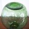 Bottiglia damigiana vintage in vetro soffiato verde attribuita a Viresa, anni '70, Immagine 8