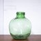 Grüne mundgeblasene Vintage Glasflasche Viresa zugeschrieben, 1970er 3