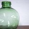 Vintage Green Handblown Glass Bottle Demijohn attributed to Viresa, 1970s 7