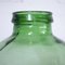 Vintage Green Handblown Glass Bottle Demijohn attributed to Viresa, 1970s, Image 6