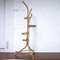Vintage Rattan and Bamboo Plant Stand with Tripod Base, 1960s, Image 6