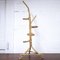 Vintage Rattan and Bamboo Plant Stand with Tripod Base, 1960s 9
