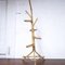 Vintage Rattan and Bamboo Plant Stand with Tripod Base, 1960s, Image 5