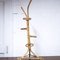 Vintage Rattan and Bamboo Plant Stand with Tripod Base, 1960s 2