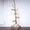 Vintage Rattan and Bamboo Plant Stand with Tripod Base, 1960s, Image 4