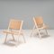 Wicker Folding Chairs attributed to Gio Ponti for Molteni & C, 2014, Set of 2 1