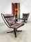 Fauteuil Falcon Easy Chair Vintage par Sigurd Ressell Venene Mobler, 1970s 4