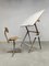 Vintage Drafting Drawing Table Drawing Table by Friso Kramer for Ahrend De Cirkel, 1950s, Image 3