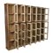 Large Glass Cabinet with 35 Lockers 3