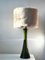 Green Opaline Glass Table Lamp from Bergboms 2