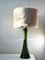 Lampada da tavolo in vetro opalino verde di Bergboms, Immagine 2