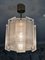Pendant with Textured Glass Panels from Orrefors, 1960s 4