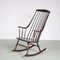 Rocking Chair by Lena Larsen for Nesto, Sweden, 1960s, Image 1