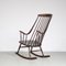 Rocking Chair par Lena Larsen pour Nesto, Suède, 1960s 4