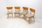 Mid-Century Dining Chairs, Czechoslovakia, 1960s, Set of 4, Image 4