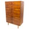 Mid-Century Walnut Wardrobe, Czechoslovakia, 1960s, Image 1