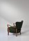 Danish Modern Lounge Chair in Oak & Traditional Danish Olmerdug Wool by Henning Kjærnulf, 1950s, Image 4