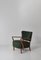 Danish Modern Lounge Chair in Oak & Traditional Danish Olmerdug Wool by Henning Kjærnulf, 1950s, Image 5