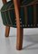 Moderner dänischer Sessel aus Eiche & traditioneller dänischer Olmerdug Wolle von Henning Kjærnulf, 1950er 15