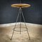 Large Industrial Standing Table in Iron with Wooden Sheet 2