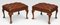 Leather Upholstered Stools, 1890s, Set of 2 1