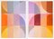 Natalia Roman, Stained Glass Study in Pastel Hues Diptych, 2023, Acrylic on Watercolor Paper, Image 1