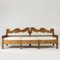 Carved Wooden Sofa by Knut Fjaestad, 1936, Image 1