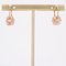 Modern Pink Cultured Pearl 18 Karat Yellow Gold Creole Earrings, Set of 2 7