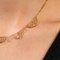 20th Century 18 Karat French Yellow Gold Drapery Necklace, 1890s 11