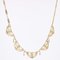 20th Century 18 Karat French Yellow Gold Drapery Necklace, 1890s 4
