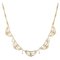 20th Century 18 Karat French Yellow Gold Drapery Necklace, 1890s, Image 3