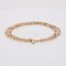 20th Century French 18 Karat Rose Gold Double Row Bracelet, 1890s, Image 6