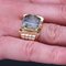 French Zoned Agate 18 Karat Yellow Gold Signet Ring, 1935 12