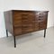 Mid-Century Plan Chest with Inset Handles on Metal Legs by Abbess 1