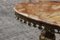 Tavolino da caffè vintage in marmo onice e ottone, Francia, anni '70, Immagine 8