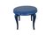 Blauer Mid-Century Couchtisch mit Marmorplatte, 1960er 1