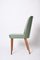 Green Leather Dining Chair attributed to Anonima Castelli, Italy, 1950s 7